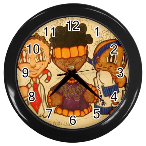 aka our council 2 Wall Clock (Black) from ArtsNow.com Front