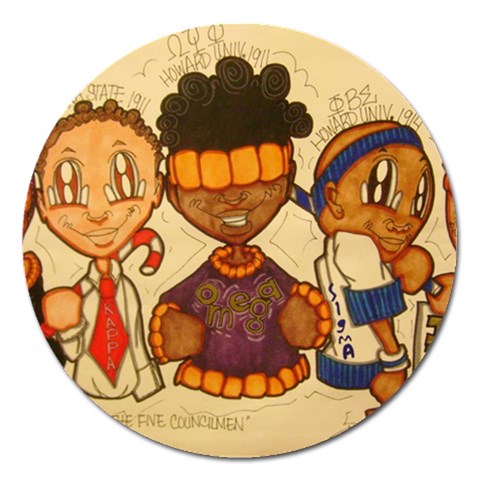 aka our council 2 Magnet 5  (Round) from ArtsNow.com Front