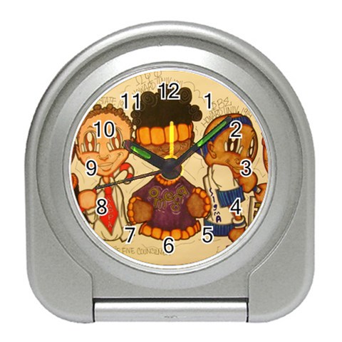 aka our council 2 Travel Alarm Clock from ArtsNow.com Front