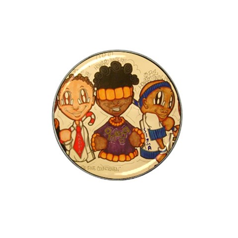 aka our council 2 Hat Clip Ball Marker (4 pack) from ArtsNow.com Front