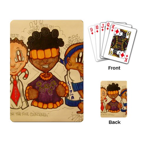 aka our council 2 Playing Cards Single Design from ArtsNow.com Back