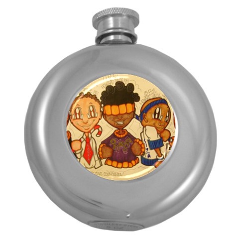 aka our council 2 Hip Flask (5 oz) from ArtsNow.com Front