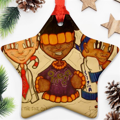 aka our council 2 Star Ornament (Two Sides) from ArtsNow.com Front
