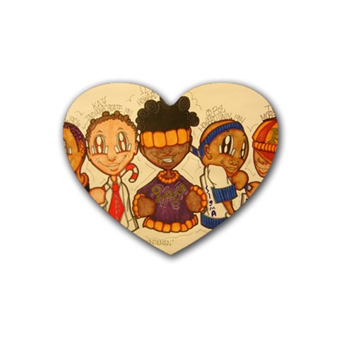 aka our council 2 Rubber Coaster (Heart) from ArtsNow.com Front