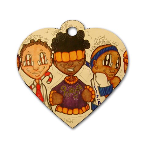 aka our council 2 Dog Tag Heart (One Side) from ArtsNow.com Front