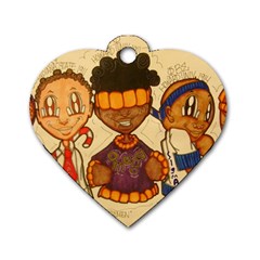aka our council 2 Dog Tag Heart (Two Sides) from ArtsNow.com Front