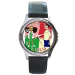 aka kappa Round Metal Watch