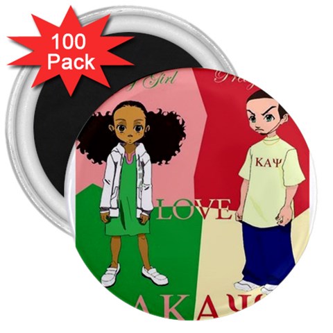 aka kappa 3  Magnet (100 pack) from ArtsNow.com Front