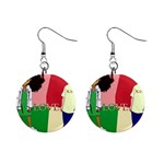 aka kappa 1  Button Earrings
