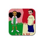 aka kappa Rubber Square Coaster (4 pack)
