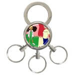 aka kappa 3-Ring Key Chain