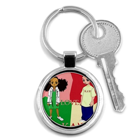 aka kappa Key Chain (Round) from ArtsNow.com Front