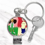 aka kappa Nail Clippers Key Chain