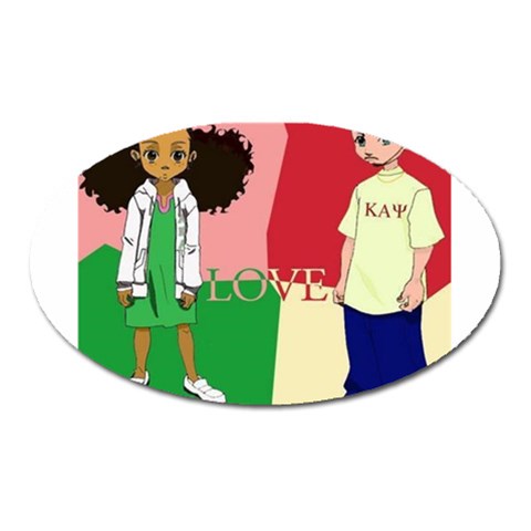 aka kappa Magnet (Oval) from ArtsNow.com Front