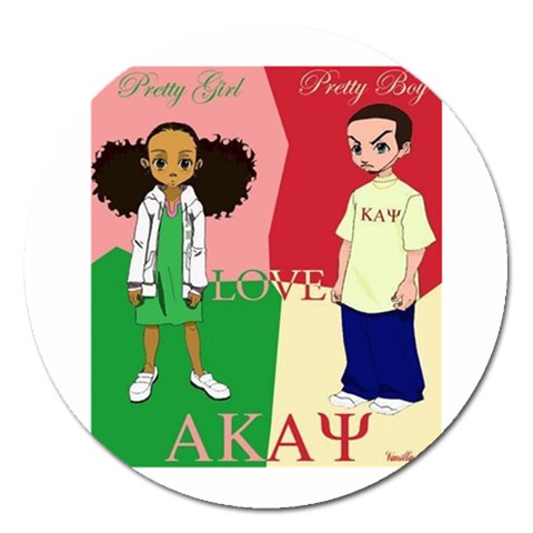 aka kappa Magnet 5  (Round) from ArtsNow.com Front