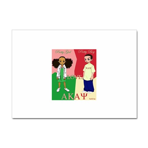 aka kappa Sticker A4 (10 pack) from ArtsNow.com Front