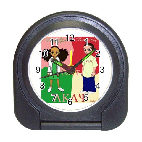 aka kappa Travel Alarm Clock from ArtsNow.com Front