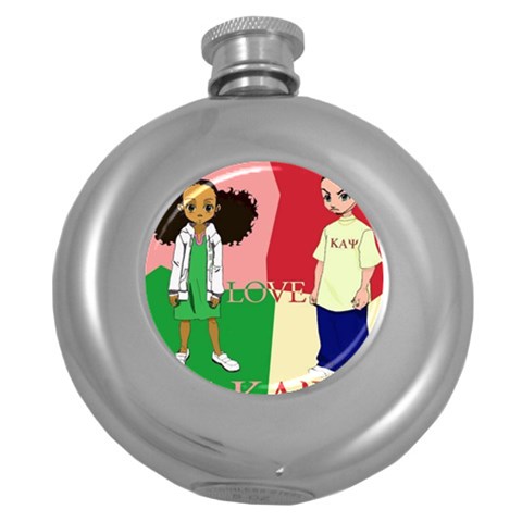 aka kappa Hip Flask (5 oz) from ArtsNow.com Front