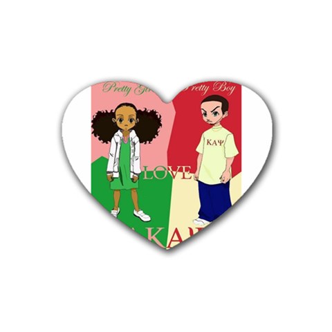 aka kappa Rubber Coaster (Heart) from ArtsNow.com Front