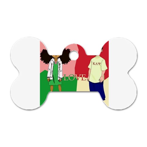 aka kappa Dog Tag Bone (Two Sides) from ArtsNow.com Front