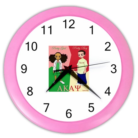 aka kappa Color Wall Clock from ArtsNow.com Front