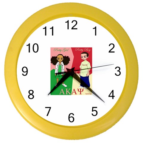 aka kappa Color Wall Clock from ArtsNow.com Front