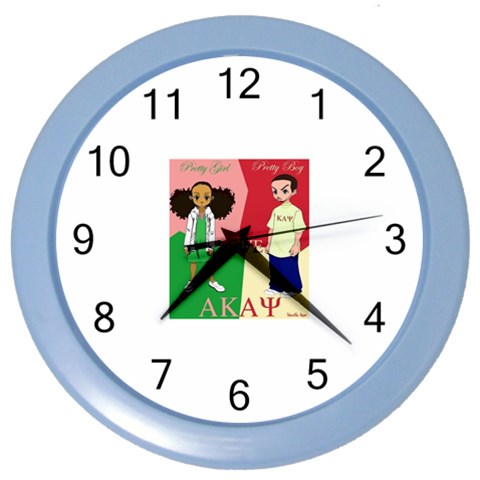 aka kappa Color Wall Clock from ArtsNow.com Front