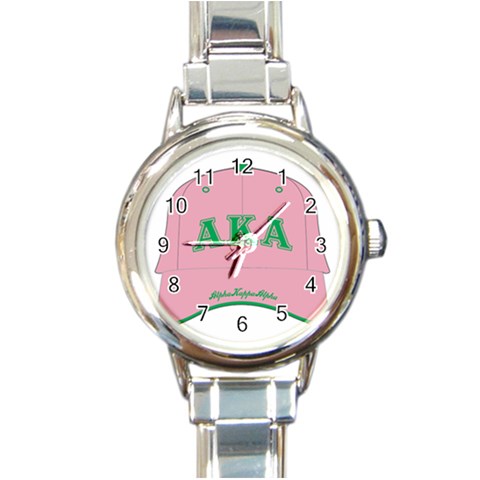 aka GW141AKA_B Round Italian Charm Watch from ArtsNow.com Front