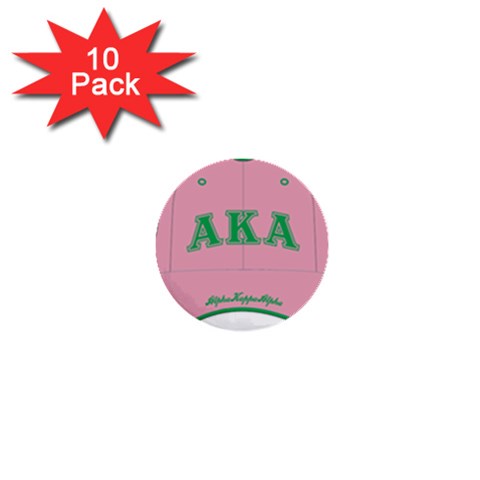 aka GW141AKA_B 1  Mini Button (10 pack)  from ArtsNow.com Front