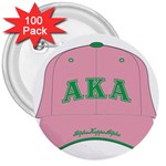 aka GW141AKA_B 3  Button (100 pack)