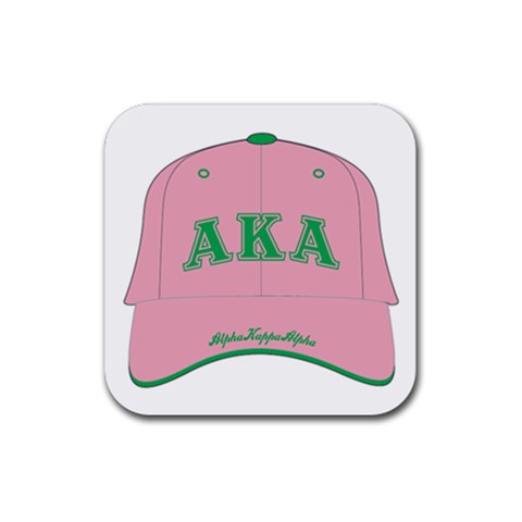 aka GW141AKA_B Rubber Coaster (Square) from ArtsNow.com Front