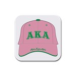 aka GW141AKA_B Rubber Square Coaster (4 pack)