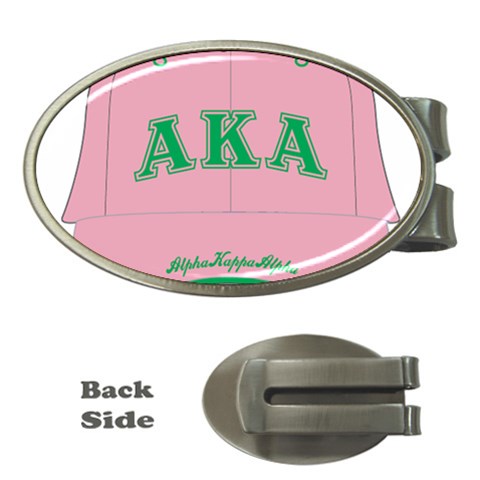 aka GW141AKA_B Money Clip (Oval) from ArtsNow.com Front