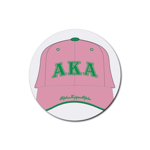aka GW141AKA_B Rubber Coaster (Round) from ArtsNow.com Front