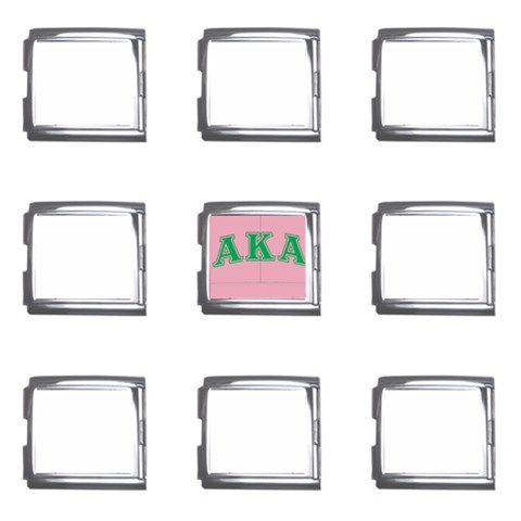 aka GW141AKA_B Mega Link Italian Charm (9 pack) from ArtsNow.com Front