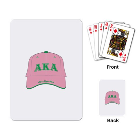 aka GW141AKA_B Playing Cards Single Design from ArtsNow.com Back