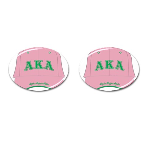 aka GW141AKA_B Cufflinks (Oval) from ArtsNow.com Front(Pair)