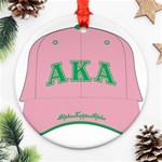 aka GW141AKA_B Round Ornament (Two Sides)