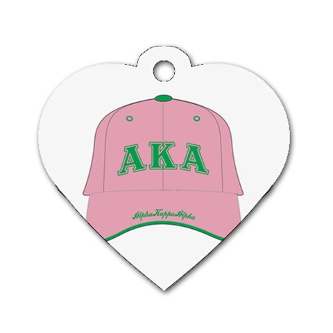 aka GW141AKA_B Dog Tag Heart (One Side) from ArtsNow.com Front