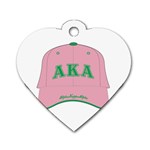 aka GW141AKA_B Dog Tag Heart (One Side)