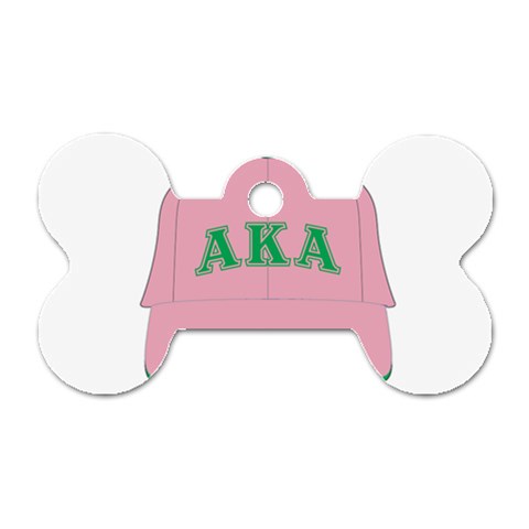 aka GW141AKA_B Dog Tag Bone (One Side) from ArtsNow.com Front