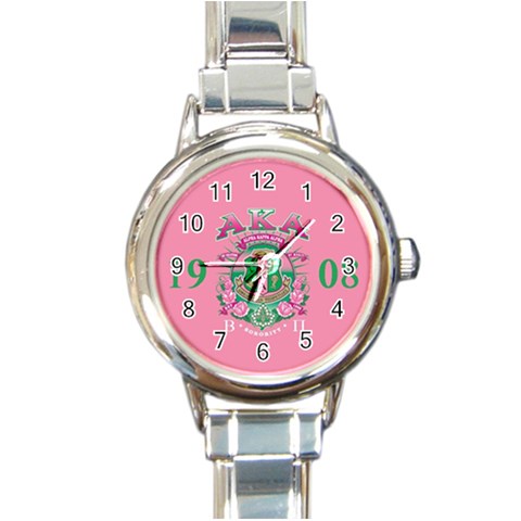 aka AKA_B P Round Italian Charm Watch from ArtsNow.com Front