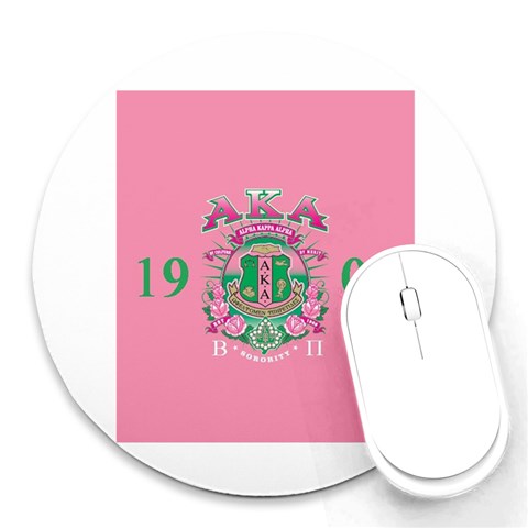 aka AKA_B P Round Mousepad from ArtsNow.com Front