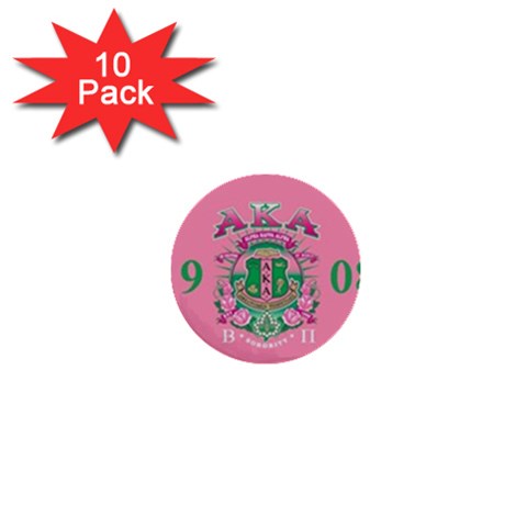 aka AKA_B P 1  Mini Button (10 pack)  from ArtsNow.com Front