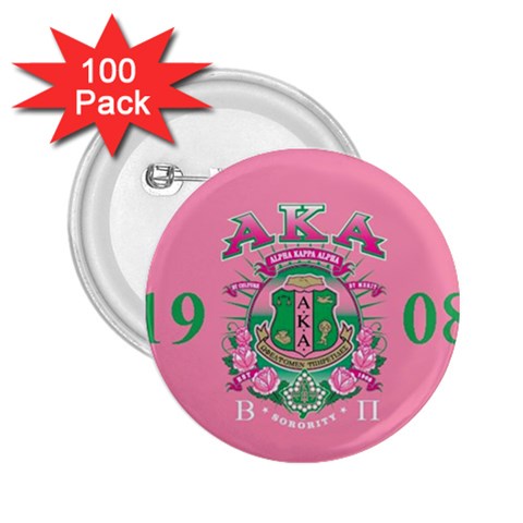 aka AKA_B P 2.25  Button (100 pack) from ArtsNow.com Front
