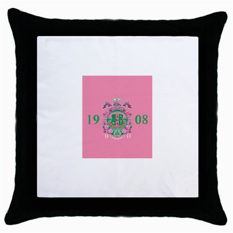 aka AKA_B P Throw Pillow Case (Black) from ArtsNow.com Front