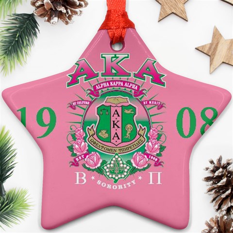 aka AKA_B P Star Ornament (Two Sides) from ArtsNow.com Front