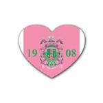 aka AKA_B P Rubber Heart Coaster (4 pack)