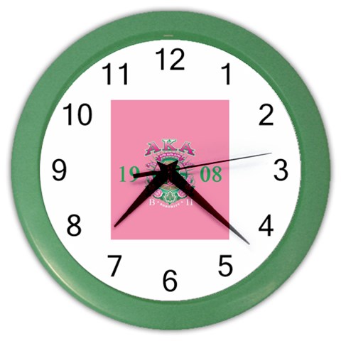 aka AKA_B P Color Wall Clock from ArtsNow.com Front