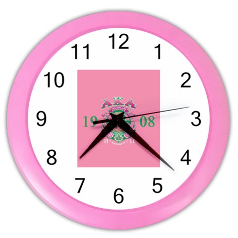 aka AKA_B P Color Wall Clock from ArtsNow.com Front